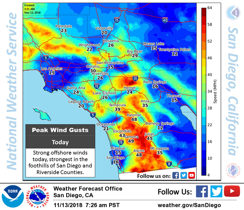 Red Flag Warning has been extended - Scripps Ranch News