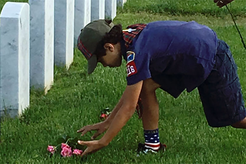 Scouts honor veterans on Memorial Day