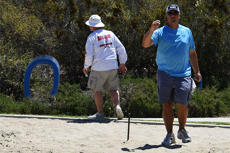 SR Old Pros hold horse shoe tourney