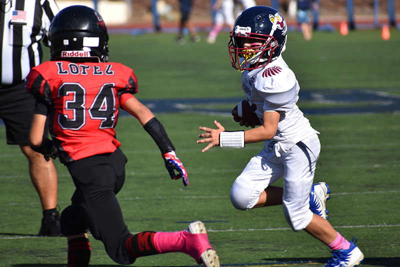 Pop Warner action from Oct. 22