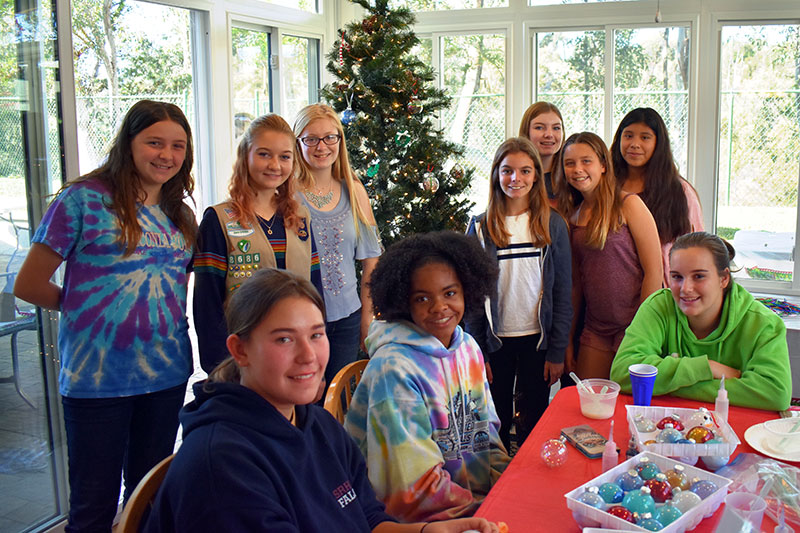 Brightening holidays for fire victims