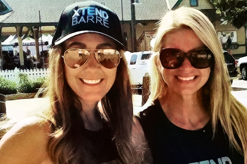 Xtend Barre co-owners celebrate partnership