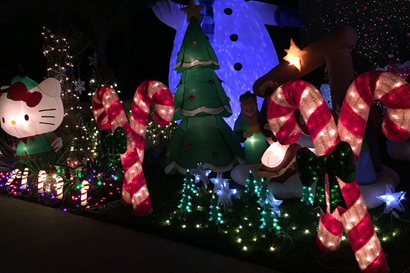 Local homes glow with holiday lights