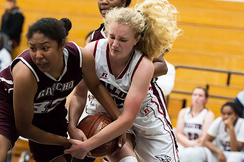 Lady Falcons fight for victory