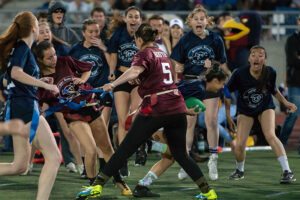 Seniors prevail in Powderpuff game