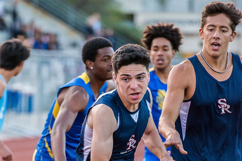 Falcons host dual meet