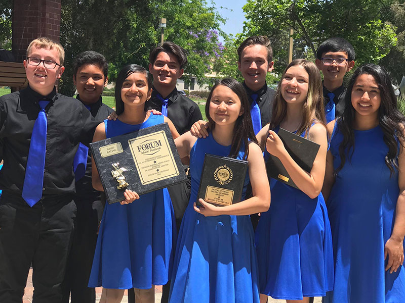 Marshall Middle Choir gains recognition