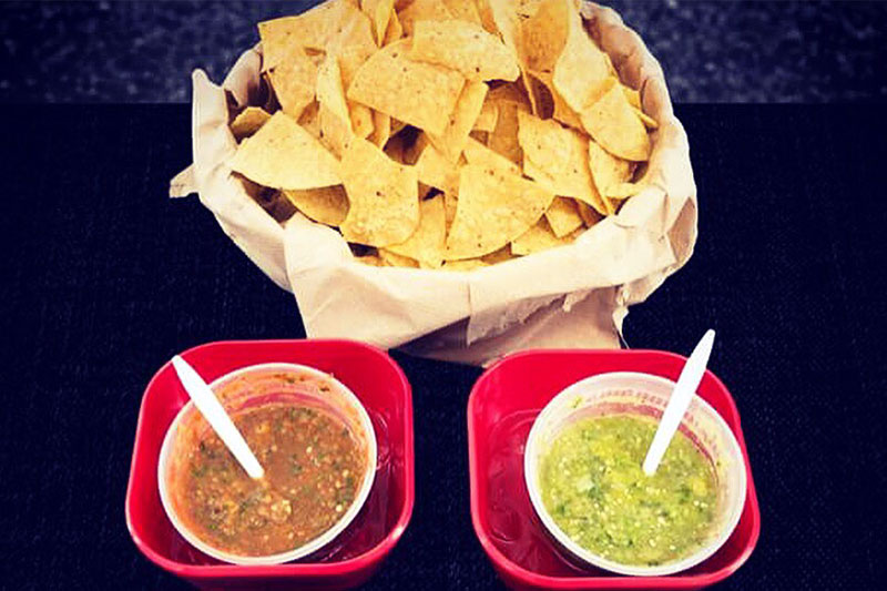 Fresh salsa at the Farmer’s Market