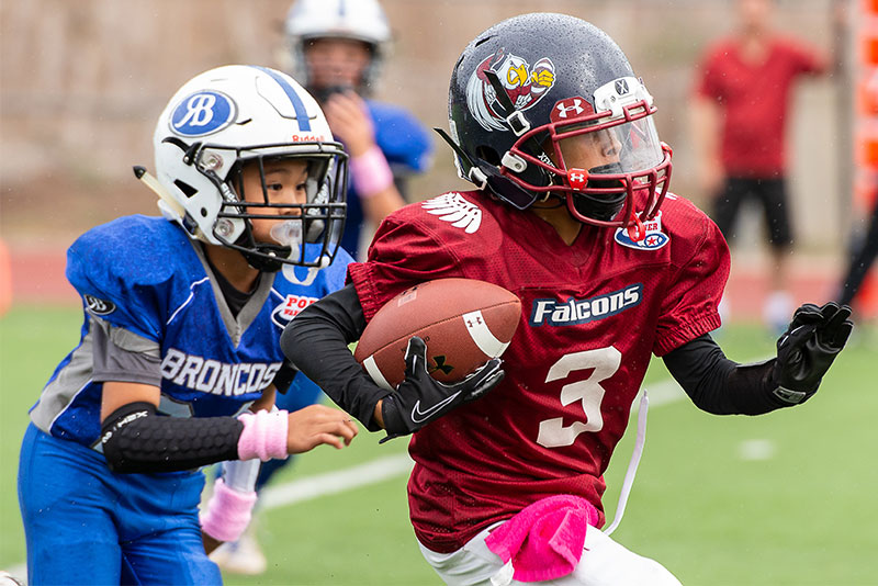 Pop Warner football action from Oct. 13