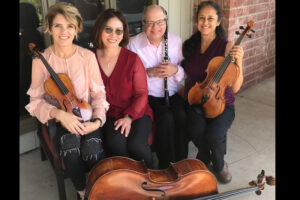 Quartet Luminoso performs at the library
