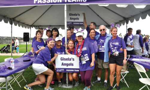 Locals promote PurpleStride 2019