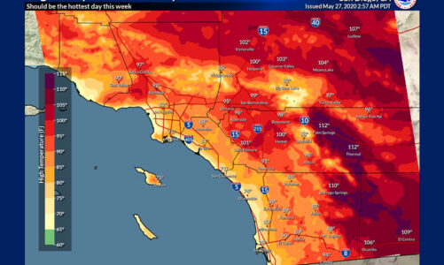Heat wave underway