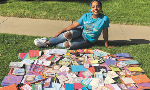 Key Club collects letters for heroes