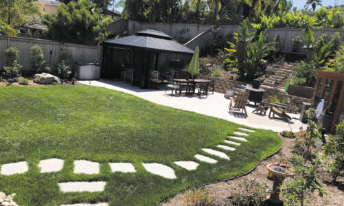 Resident thanks community for backyard oasis efforts