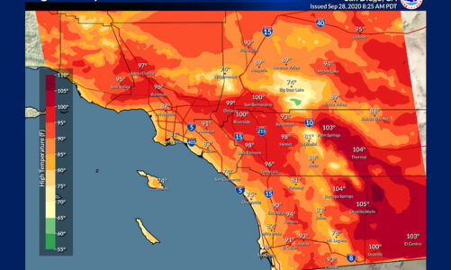Red Flag Warning,  Heat Advisory issued