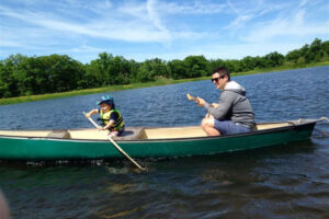 FatherSonCanoe