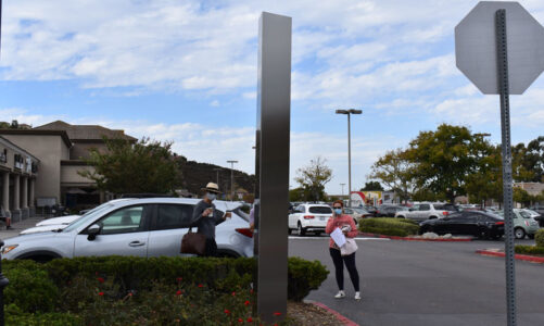 Monolith appears in Scripps Ranch