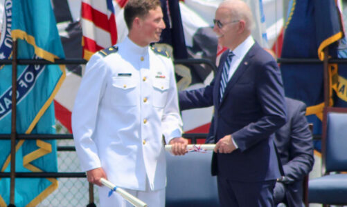 Local graduates from Coast Guard Academy