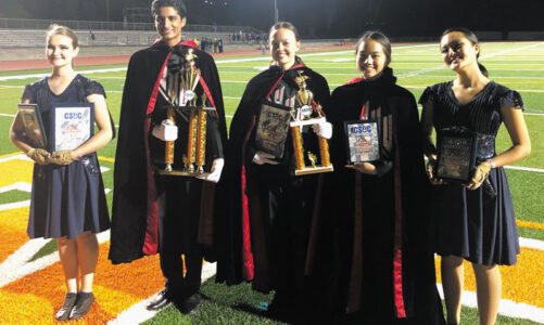 TOURNAMENT CHAMPIONS: SRHS Marching Band and Color Guard