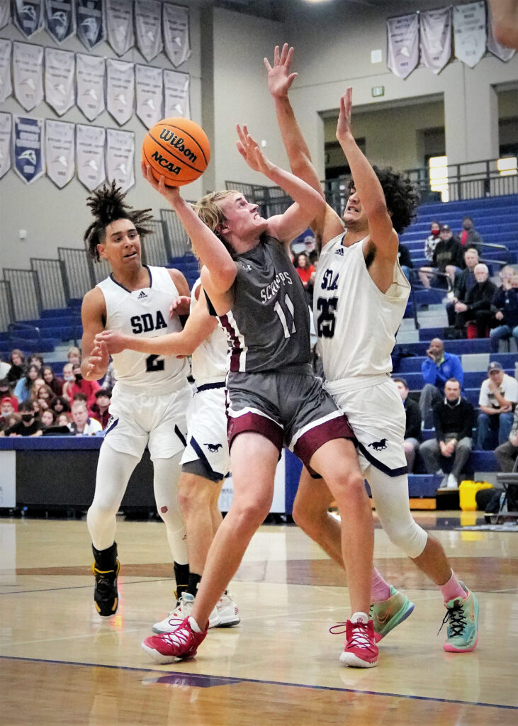 Scripps Ranch High School mens basketball CIF game