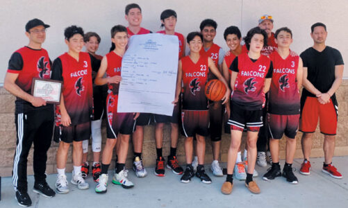 Youth basketball teams compete