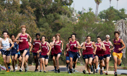 Cross country team runs in League meet￼￼