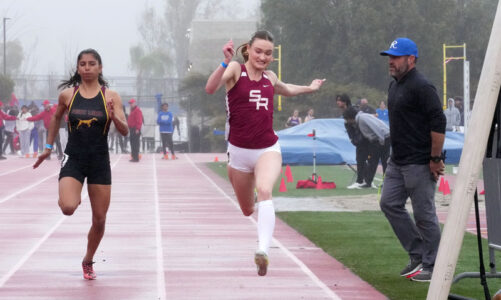 A rainy day for SRHS track