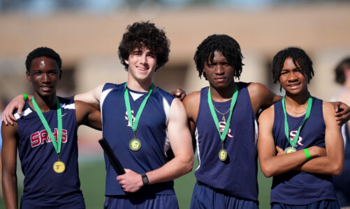 Falcons track team competes at invitational