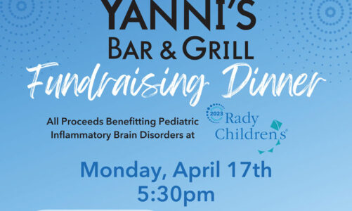 Yanni’s holds big fundraiser April 17