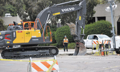 Water main repair was complicated