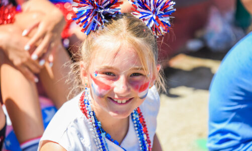 More colorful images of patriotic parade