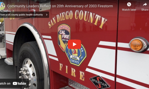 Leaders reflect during anniversary of firestorm