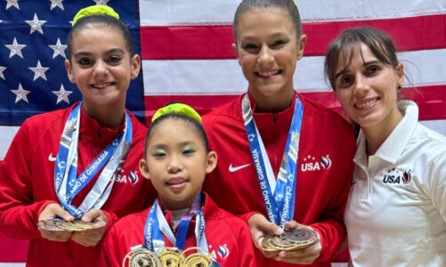 Local Acro-Gymnastics team earns top medals