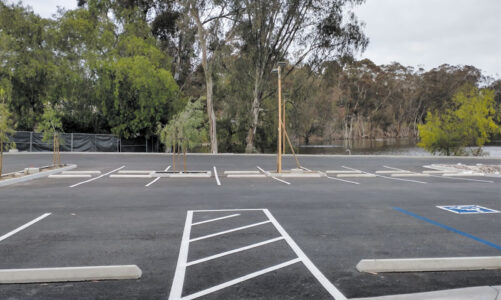 Parking lot expansion continues