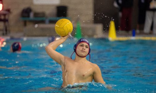 Water polo team earning victories