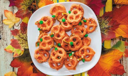 Try these pumpkin pretzels