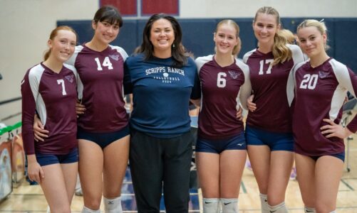 Volleyball team having excellent 2024 season