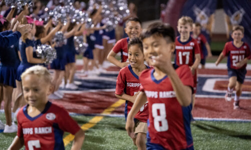 Pop Warner Night at SRHS football