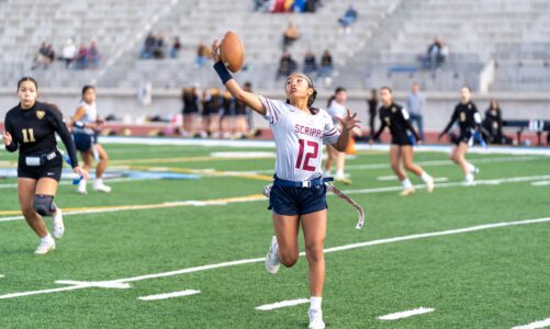 Flag football team advances in playoffs