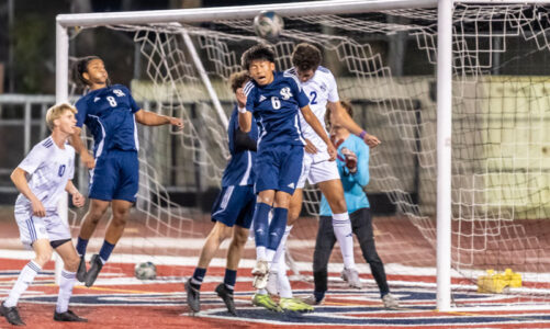 SRHS soccer team in deep competition