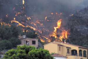 It’s not only the flames posing danger