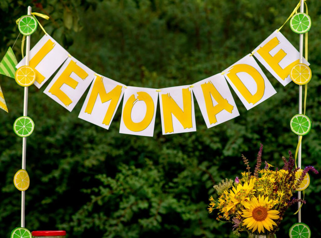 Lemonade stand photo contest