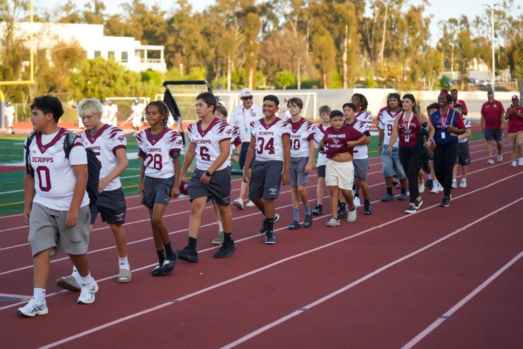 Scripps ranch high school hosts pop warner night Pop Warner Night
