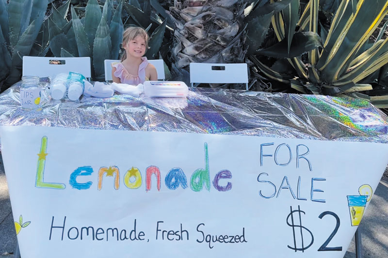 Lemonade stand photo contest