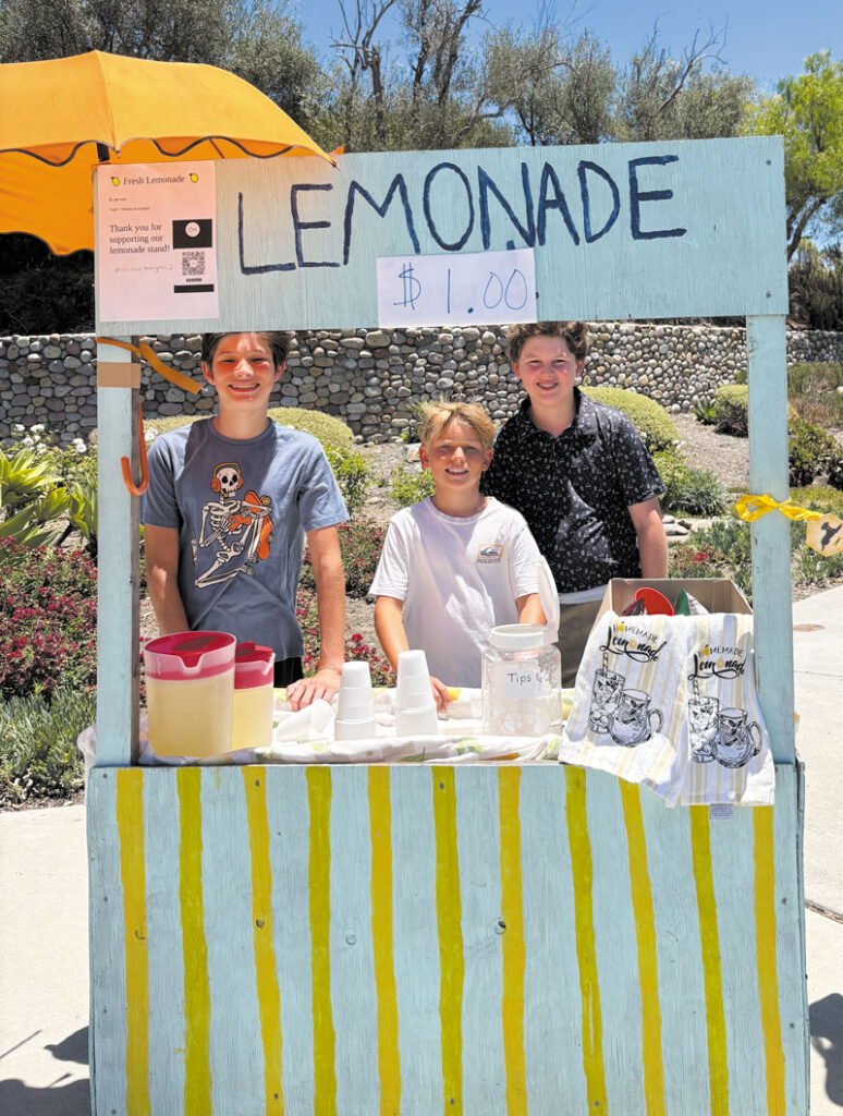 Lemonade stand photo contest
