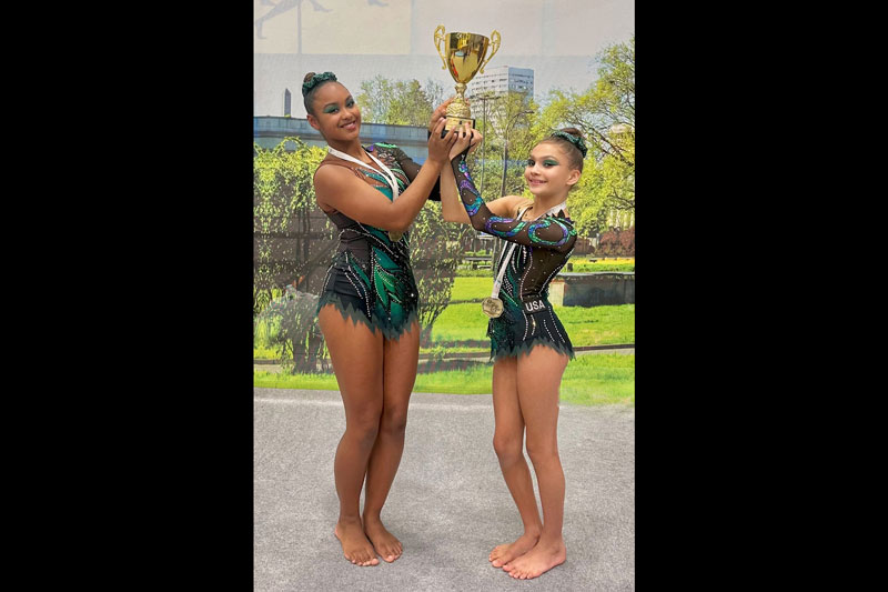 Local acrobatic gymnast competes internationally in poland