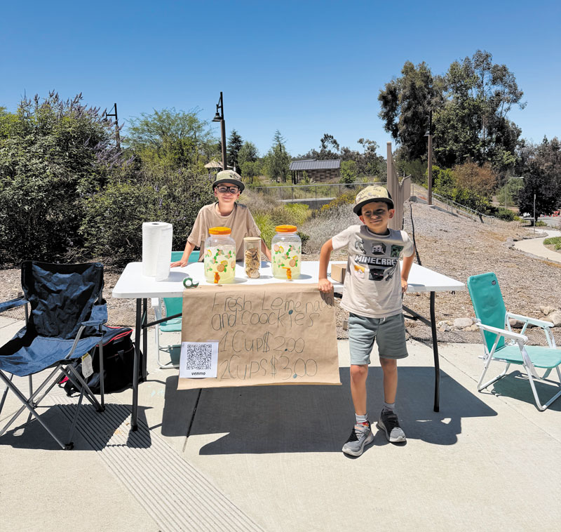 Lemonade stand photo contest