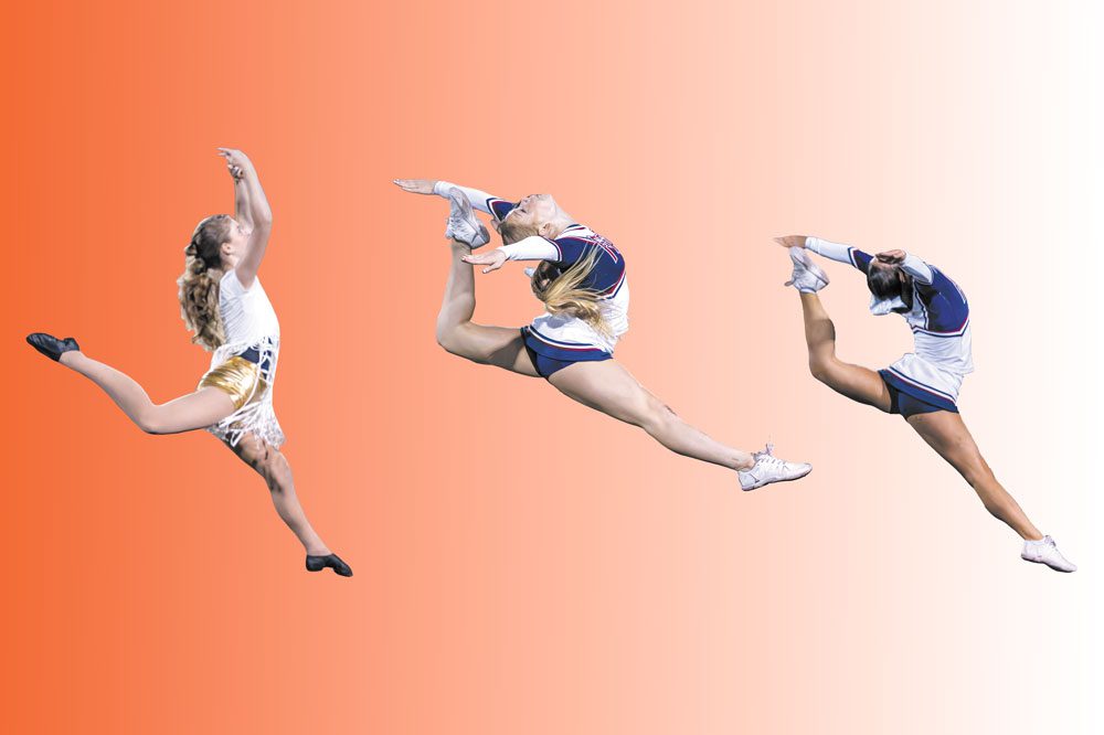 Three graces SRHS Cheerleaders