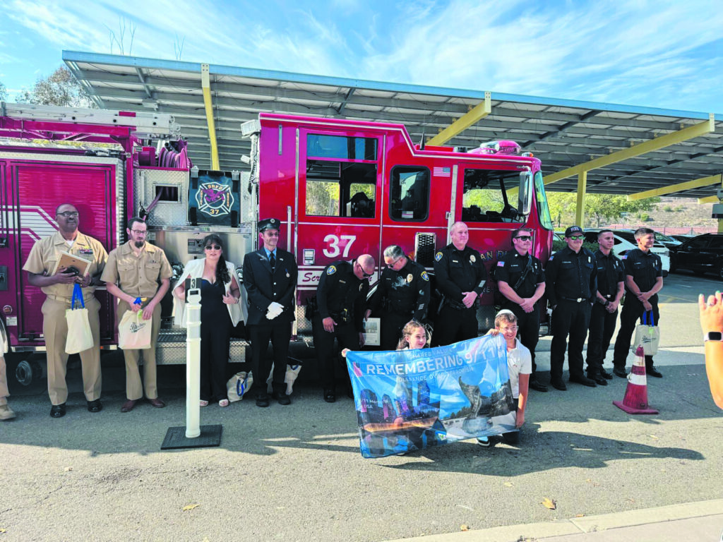 First responders honored Chabad Hebrew Academy