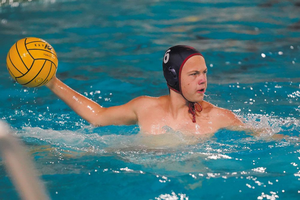 Water polo team closes out regular season SRHS Water Polo
